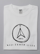 FRJ Mens Way,Truth,Life White T-Shirt