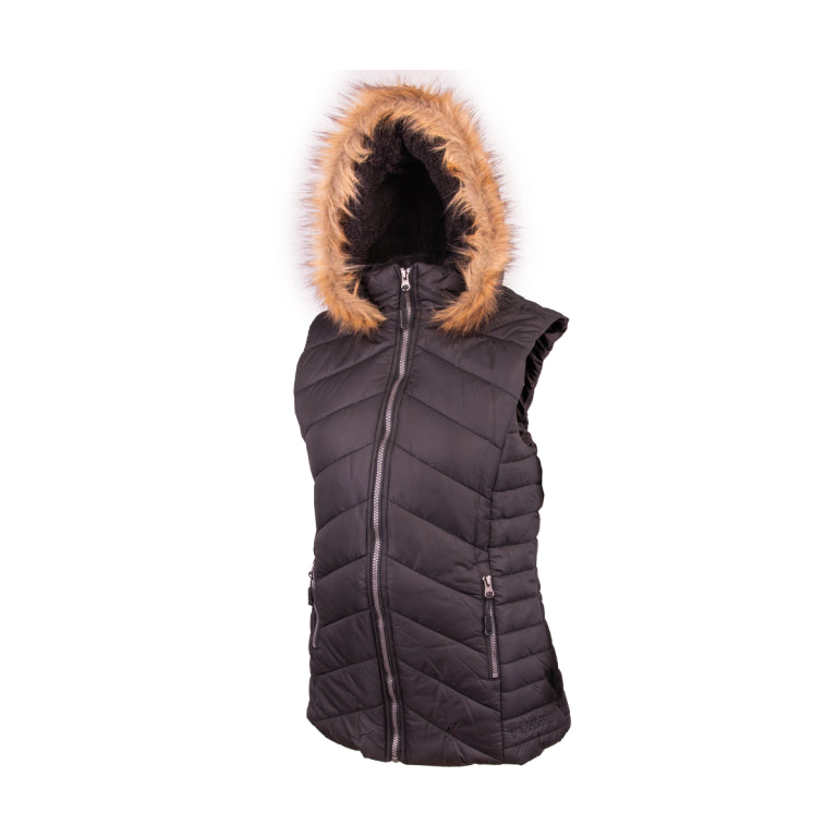 Wildebees WBL358 Black Puffer Gilet Ladies