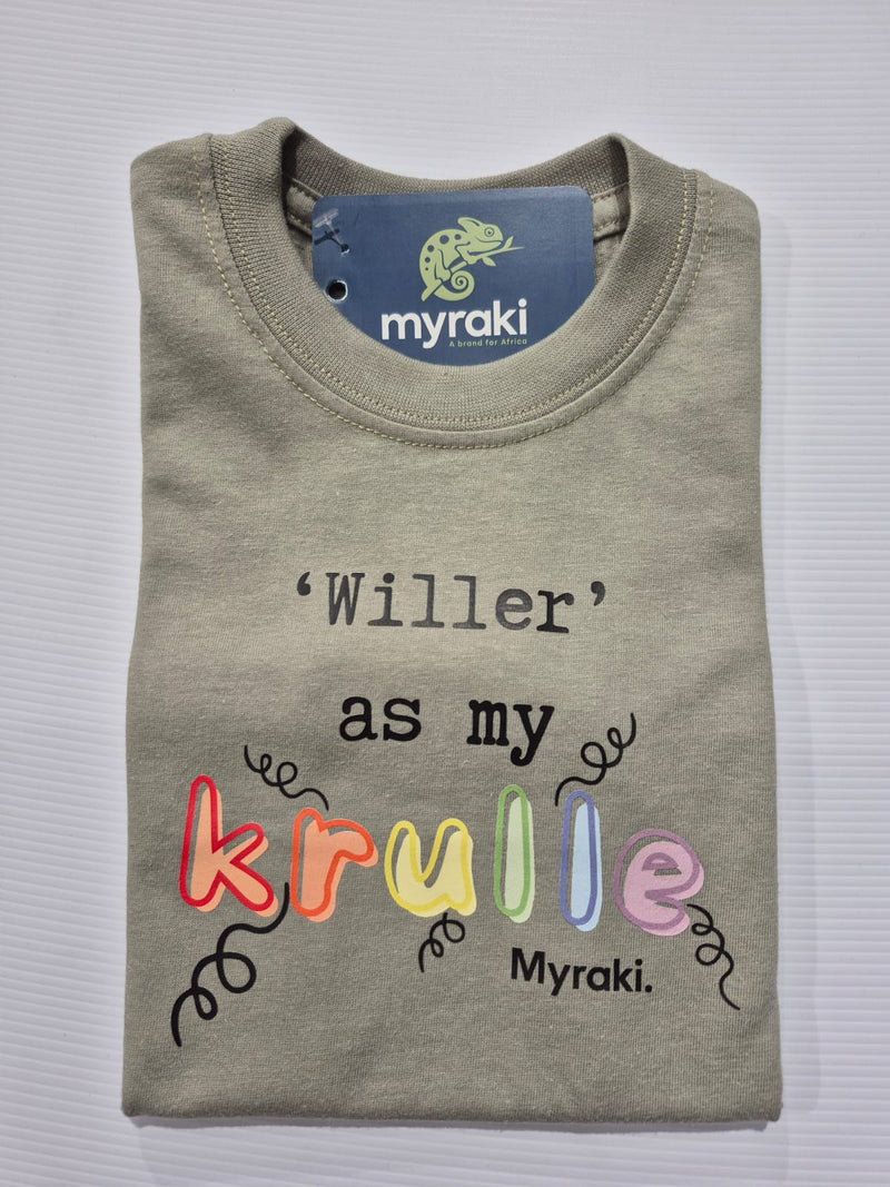Myraki Girls Willer as my Krulle Stone T-Shirt