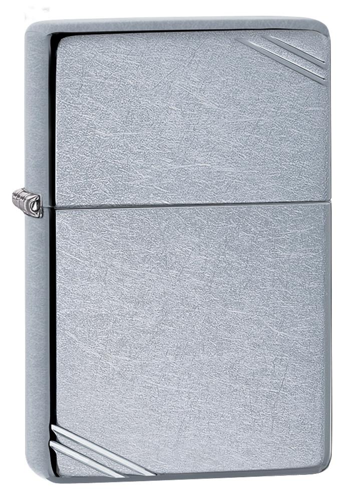 Zippo 267-0004 ZL Vintage Street Chrome with Slashes