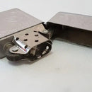 Zippo engraved chromed Harley Davidson - Girl with Harley Davidson earrings - Collectors Item