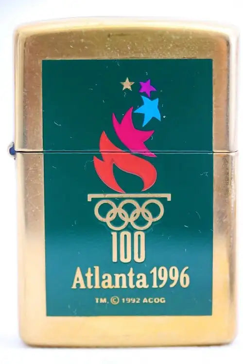 Zippo L/E Brass "Olympics Atlanta 1996" lighter with seal on the back - Collectors Item