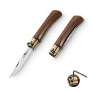 Antonini Old Bear Classical Walnut Series Folding Knife Medium with Satin Finish Blade
