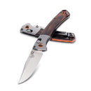 Benchmade Mini Crooked River DymondWood with Satin Blade Finish