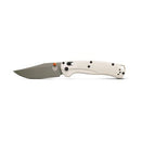 Benchmade Tagged Out Tan Grivory Handle with Forest Green Cerakote Blade Finish