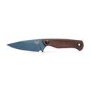 Benchmade Dacian Brown Micarta Handle with Blue Titanium Cerakote Blade Finish