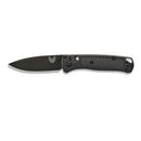 Benchmade Mini Bugout Black CF-Elite Handle with Black DLC Coated Blade