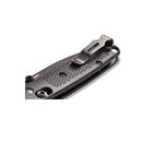 Benchmade Mini Bugout Black CF-Elite Handle with Black DLC Coated Blade