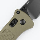 Benchmade Bailout Ranger Green Grivory Handle with Black Cerakote Blade Finish