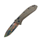 Benchmade Presidio II Shot Show '26 LTD OD Green Micarta Handle with Flecktarn Camo Cerakote Finish