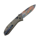 Benchmade Presidio II Shot Show '26 LTD OD Green Micarta Handle with Flecktarn Camo Cerakote Finish