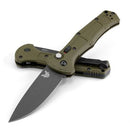 Benchmade Claymore Auto Foliage Green Grivory Handle with Cobalt Black Cerakote Blade Finish