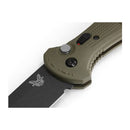 Benchmade Claymore Auto Foliage Green Grivory Handle with Cobalt Black Cerakote Blade Finish