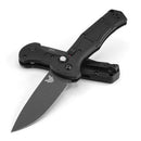 Benchmade Claymore Auto Black Grivory Handle with Cobalt Black Cerakote Blade Finish