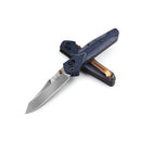 Benchmade Osborne Denim Micarta Handle with StoneWash Blade Finish