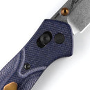 Benchmade Osborne Denim Micarta Handle with StoneWash Blade Finish