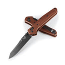 Benchmade Osborne Burnt Copper Aluminium Handle with Black StoneWash Blade Finish
