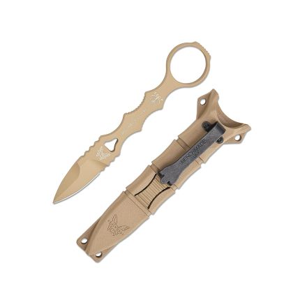 Benchmade Mini SOCP Dagger Desert Sand with Desert Sand Cerakote Coate
