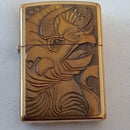1993 Zippo Barrett Smythe limited edition "Dinosaurs" Triceratops brass-finished lighter - Collectors Item