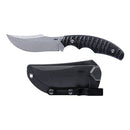 CRKT Burrower Black Burlap Micarta Handle with StoneWash D2 Blade Finish