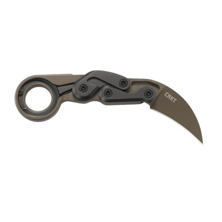 CRKT Provoke 'Earth' Kinematic Karambit Folding Knife with Earth Colour Cerakote Coating