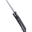 CRKT Fidus Liner Lock Black GRN Handle with StoneWash Blade Finish