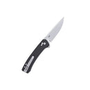 CRKT Q Compact Crossbar Lock Black GRN Handle with StoneWash Blade Finish
