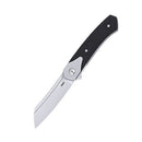 CRKT Viento Black G10 & Stainless Steel Bolster with D2 Bead Blasted Blade