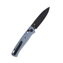 CRKT Counterpart Crossbar Lock Grey GRN Handle with Black Oxide Blade Finish