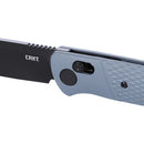 CRKT Counterpart Crossbar Lock Grey GRN Handle with Black Oxide Blade Finish