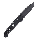 CRKT M16-14XK Tanto Crossbar Lock Black Grivory Handle with Veff Serrated D2 Black EDP Blade Finish