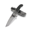 CRKT-M40-02 Tanto Flipper Deadbolt Lock with Bead Blast Blade