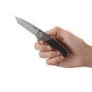 CRKT-M40-02 Tanto Flipper Deadbolt Lock with Bead Blast Blade
