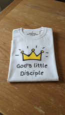 FRJ Kids Gods little disciple White T-Shirt