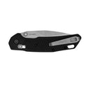 Kershaw Heist Duralock Black GFN with StoneWash Finish