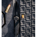 Kershaw Monitor DuraLock Flipper Black GFN with G10 Overlays