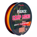 Kaida Fierce Carp Mono 300m Fluo Orange 0.25mm 4.5Kg Fishing Line