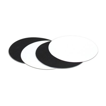 Tenacious Tape Round 3" - 2 x Black Nylon/2 x Clear PVC