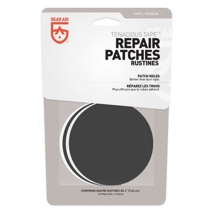 Tenacious Tape Round 3" - 2 x Black Nylon/2 x Clear PVC