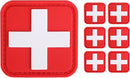 LIVANS Medic Red Cross Patch - Tactical First Aid Patch