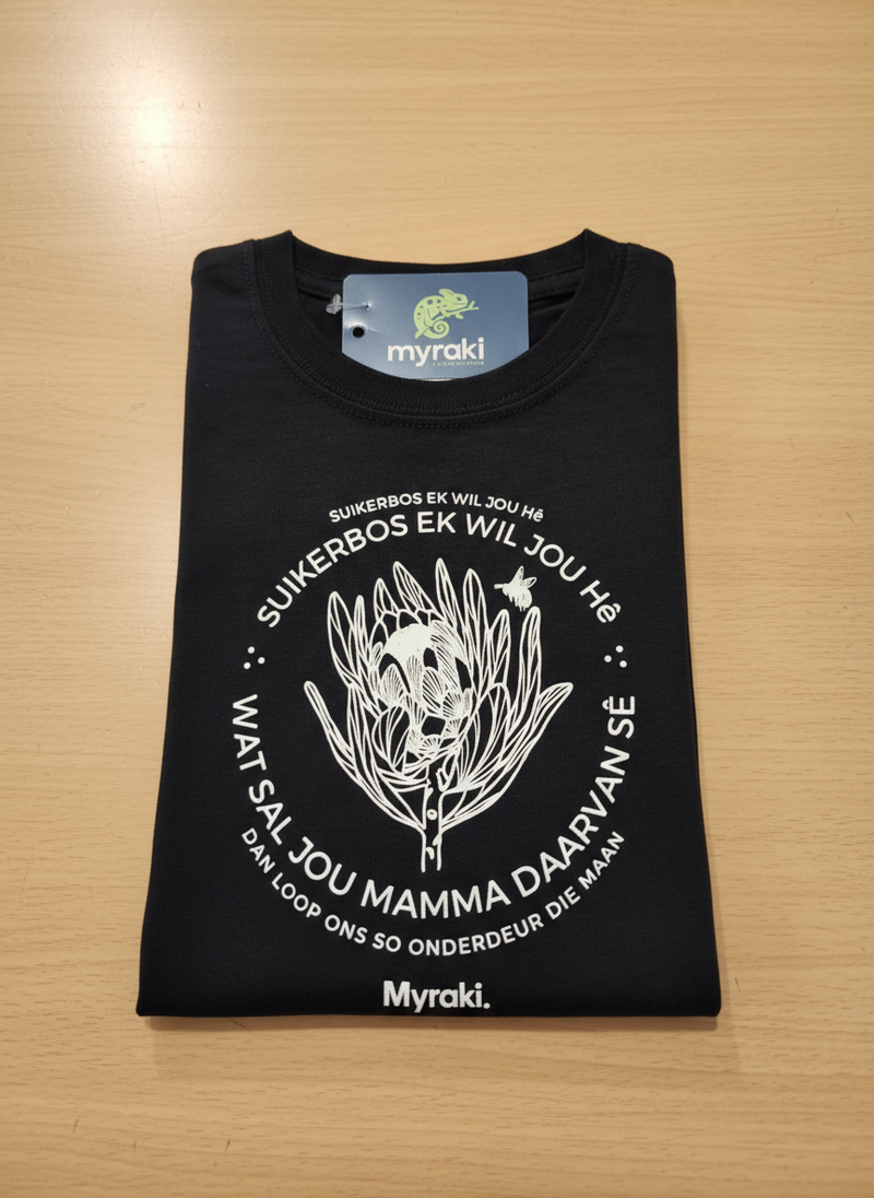 Myraki Girls Suikerbossie Black T-Shirt