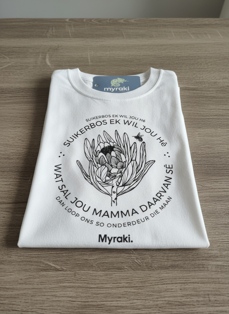 Myraki Girls Suikerbossie White T-Shirt