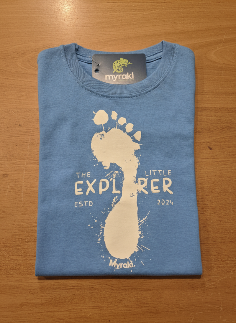 Myraki Kids Little Explorer Sky Blue T-Shirt