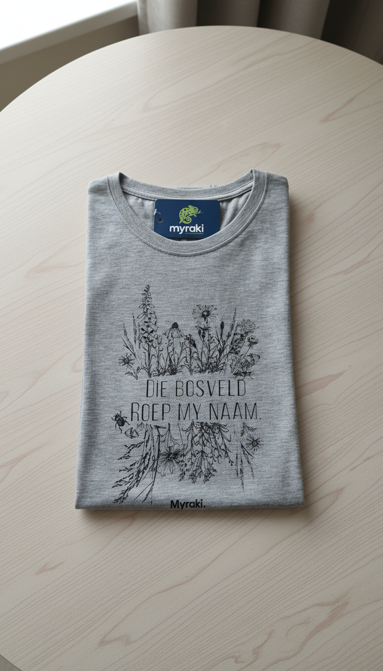 Myraki Ladies Bosveld Grey T-Shirt