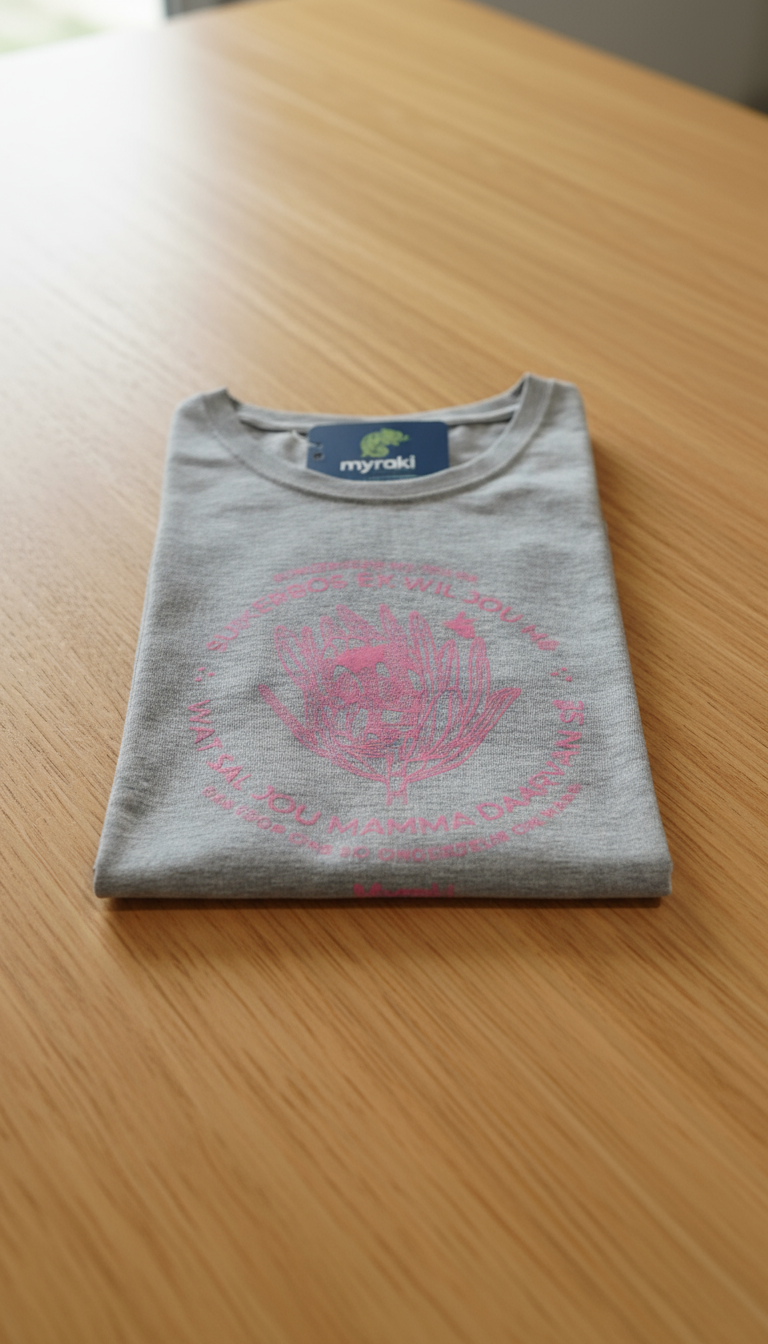 Myraki Ladies Suikerbossie Melange Grey T-Shirt