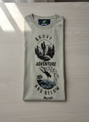 Myraki Mens Above & Below Stone T-Shirt