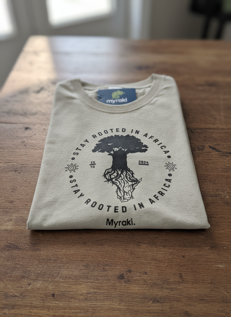 Myraki Mens Rooted Stone T-Shirt
