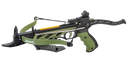 Mankung Alligator 80lbs Self Cocking Pistol Crossbow with 12 Black plastic arrows