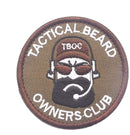 Tactical Beard Owners Club Emb Patch