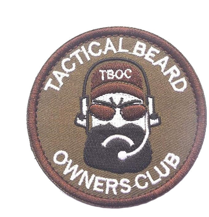 Tactical Beard Owners Club Emb Patch